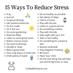 Effective Ways To Reduce Stress Levels