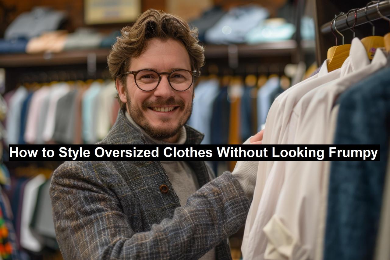 How to Style Oversized Clothes Without Looking Frumpy | Shopping Thirst
