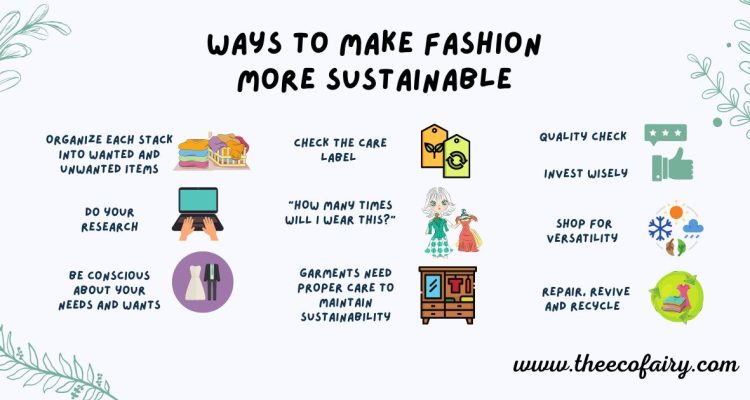 Tips For Cultivating A Sustainable Wardrobe