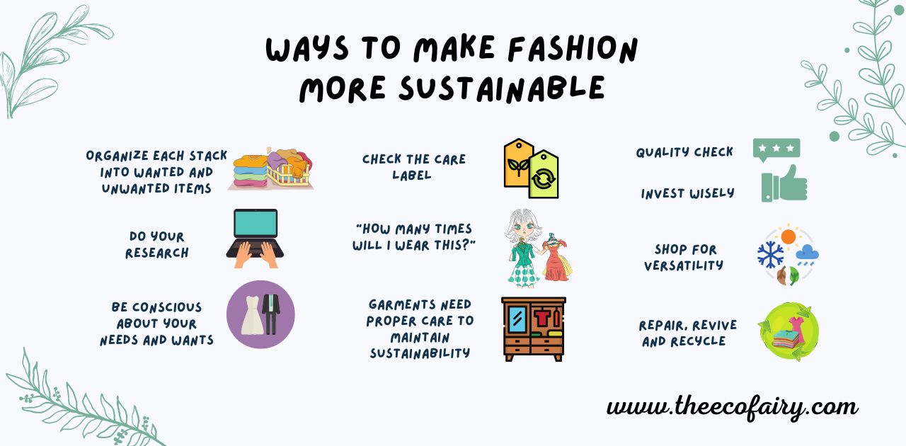 10 Steps to Building a Sustainable Wardrobe – The Eco Fairy Tips For Cultivating A Sustainable Wardrobe